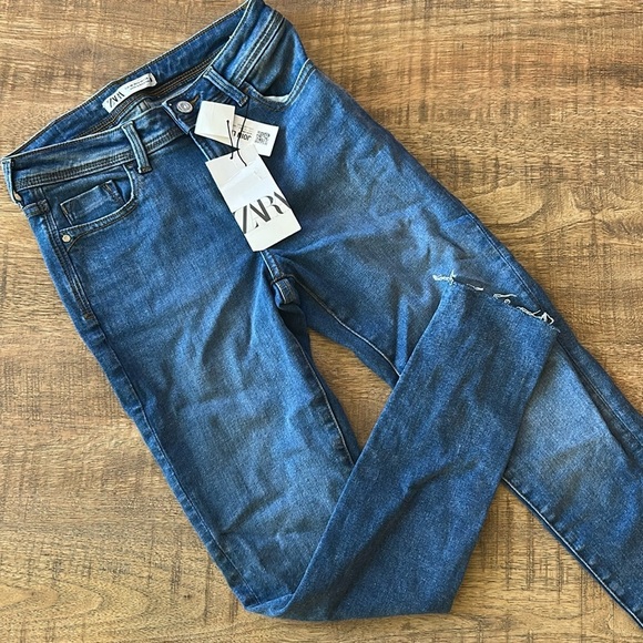 Zara Skinny Jeans Womens 4 NWT - Picture 1 of 6